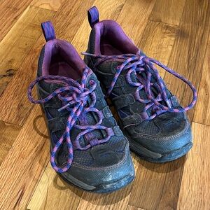 L.L. Bean Kids Hiking Boots - Black and Purple